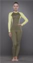 Outdoor Tracking Lady Футболка с длинным рукавом женская XS зелёный/желтый (TRUL-006T/DSUL-006T)
