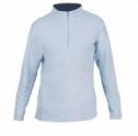 Футболка с дл. рукавом Silver Yarn цвет голубой р. M (TRU003.05)