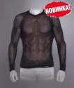 Super Mesh Active Футболка с длинным рукавом мужская S Чёрный (TRUM-004T)
